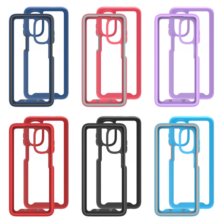 Custodia per telefono PC trasparente in TPU tinta unita cielo stellato, For Motorola Moto G62 5G, For Motorola Moto G100 / Edge S