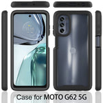 Custodia per telefono PC trasparente in TPU tinta unita cielo stellato, For Motorola Moto G62 5G, For Motorola Moto G100 / Edge S