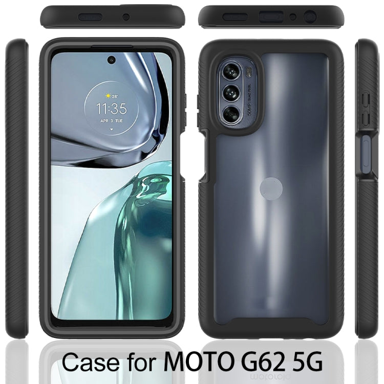 Custodia per telefono PC trasparente in TPU tinta unita cielo stellato, For Motorola Moto G62 5G, For Motorola Moto G100 / Edge S