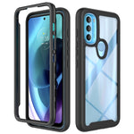 Custodia per telefono PC trasparente in TPU tinta unita cielo stellato, For Motorola Moto G52 / G82, For Motorola Moto G60, For Motorola Moto G71 5G, For Motorola Moto G200 5G