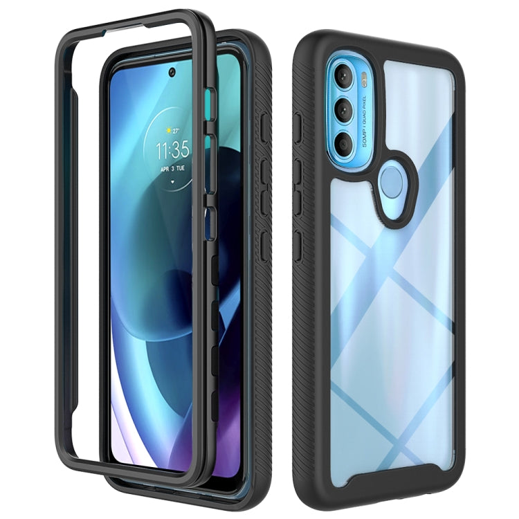 Custodia per telefono PC trasparente in TPU tinta unita cielo stellato, For Motorola Moto G52 / G82, For Motorola Moto G60, For Motorola Moto G71 5G, For Motorola Moto G200 5G