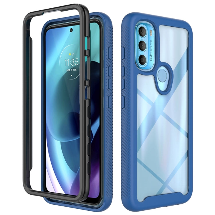 Custodia per telefono PC trasparente in TPU tinta unita cielo stellato, For Motorola Moto G52 / G82, For Motorola Moto G60, For Motorola Moto G71 5G, For Motorola Moto G200 5G