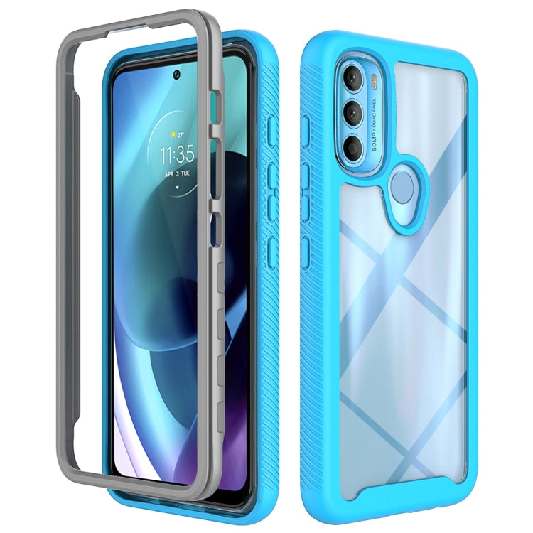 Custodia per telefono PC trasparente in TPU tinta unita cielo stellato, For Motorola Moto G52 / G82, For Motorola Moto G60, For Motorola Moto G71 5G, For Motorola Moto G200 5G