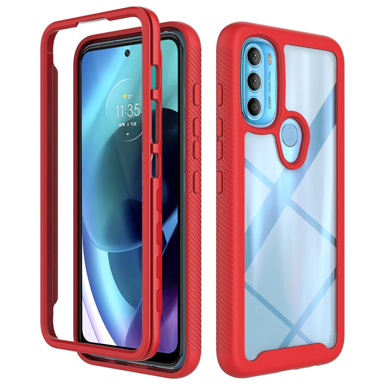 Custodia per telefono PC trasparente in TPU tinta unita cielo stellato, For Motorola Moto G52 / G82, For Motorola Moto G60, For Motorola Moto G71 5G, For Motorola Moto G200 5G