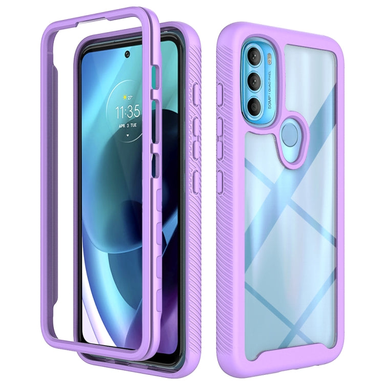 Custodia per telefono PC trasparente in TPU tinta unita cielo stellato, For Motorola Moto G52 / G82, For Motorola Moto G60, For Motorola Moto G71 5G, For Motorola Moto G200 5G