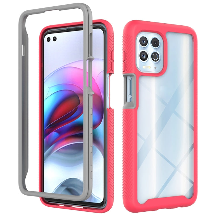 Custodia per telefono PC trasparente in TPU tinta unita cielo stellato, For Motorola Moto G62 5G, For Motorola Moto G100 / Edge S