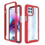 Custodia per telefono PC trasparente in TPU tinta unita cielo stellato, For Motorola Moto G62 5G, For Motorola Moto G100 / Edge S