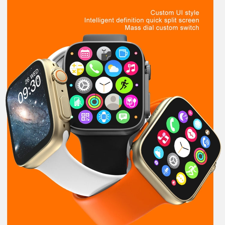 KD99 Ultra Smart Watch con schermo IPS da 1,99 pollici, supporto per il monitoraggio della frequenza cardiaca e dell'ossigeno nel sangue / modalità sportive
