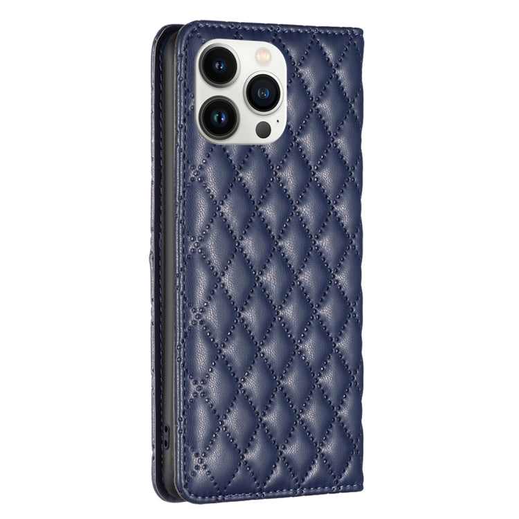 Custodia per telefono a conchiglia in pelle magnetica Diamond Lattice, For iPhone 13 Pro Max, For iPhone 13 Pro, For iPhone 13, For iPhone 12 Pro Max