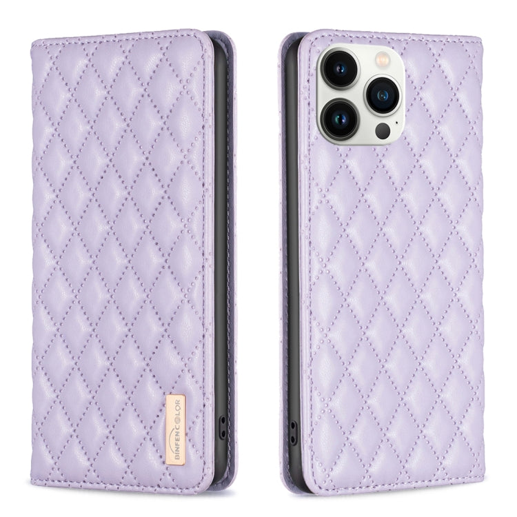 Custodia per telefono a conchiglia in pelle magnetica Diamond Lattice, For iPhone 13 Pro Max, For iPhone 13 Pro, For iPhone 13, For iPhone 12 Pro Max