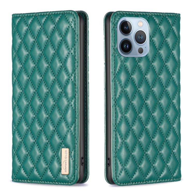 Custodia per telefono a conchiglia in pelle magnetica Diamond Lattice, For iPhone 13 Pro Max, For iPhone 13 Pro, For iPhone 13, For iPhone 12 Pro Max