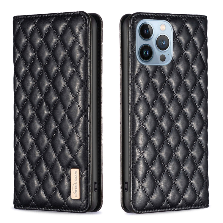 Custodia per telefono a conchiglia in pelle magnetica Diamond Lattice, For iPhone 13 Pro Max, For iPhone 13 Pro, For iPhone 13, For iPhone 12 Pro Max