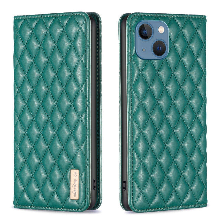 Custodia per telefono a conchiglia in pelle magnetica Diamond Lattice, For iPhone 13 Pro Max, For iPhone 13 Pro, For iPhone 13, For iPhone 12 Pro Max