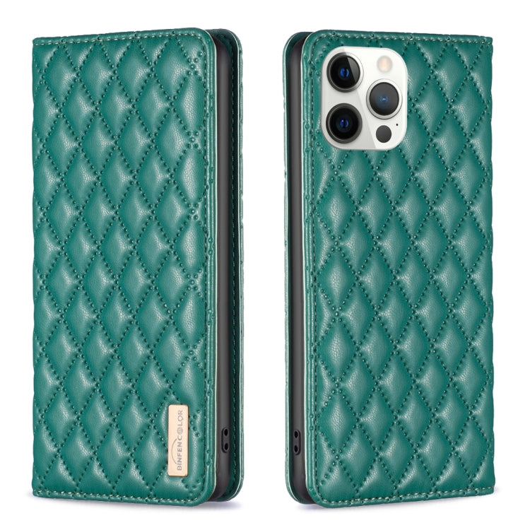 Custodia per telefono a conchiglia in pelle magnetica Diamond Lattice, For iPhone 13 Pro Max, For iPhone 13 Pro, For iPhone 13, For iPhone 12 Pro Max