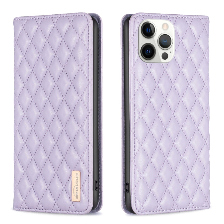 Custodia per telefono a conchiglia in pelle magnetica Diamond Lattice, For iPhone 13 Pro Max, For iPhone 13 Pro, For iPhone 13, For iPhone 12 Pro Max