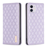 Custodia per telefono a conchiglia in pelle magnetica Diamond Lattice, For iPhone 12 / 12 Pro, For iPhone 11 Pro Max, For iPhone 11 Pro, For iPhone 11