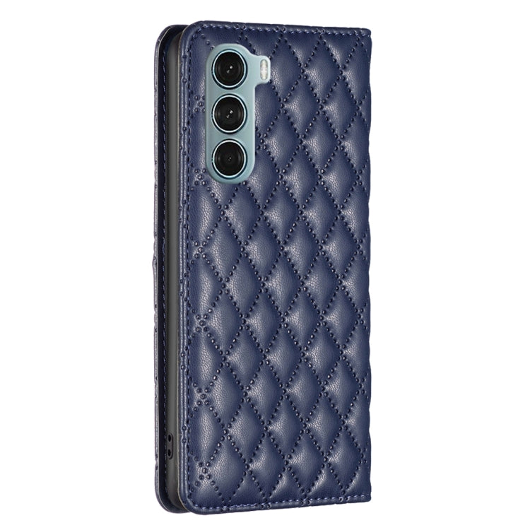 Custodia per telefono a conchiglia in pelle magnetica Diamond Lattice, For Motorola Moto G200 5G / Edge S30 5G, For Nokia G11 / G21
