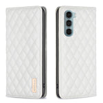 Custodia per telefono a conchiglia in pelle magnetica Diamond Lattice, For Motorola Moto G200 5G / Edge S30 5G, For Nokia G11 / G21