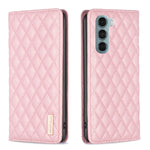 Custodia per telefono a conchiglia in pelle magnetica Diamond Lattice, For Motorola Moto G200 5G / Edge S30 5G, For Nokia G11 / G21
