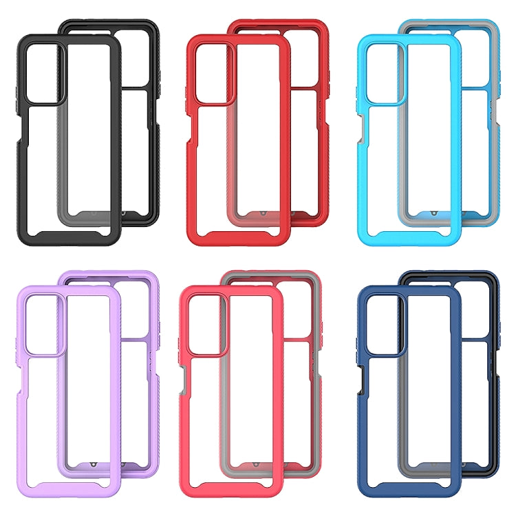 Custodia per telefono PC trasparente antiurto in tinta unita con cielo stellato, For T-Moblie Revvl 6 5G, For Xiaomi Redmi Note 11 Pro+ 5G Global, For Xiaomi Redmi 10C, For Xiaomi Poco X4 Pro 5G