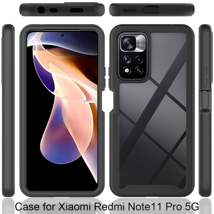 Custodia per telefono PC trasparente antiurto in tinta unita con cielo stellato, For T-Moblie Revvl 6 5G, For Xiaomi Redmi Note 11 Pro+ 5G Global, For Xiaomi Redmi 10C, For Xiaomi Poco X4 Pro 5G
