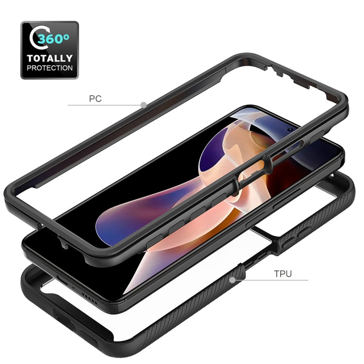 Custodia per telefono PC trasparente antiurto in tinta unita con cielo stellato, For T-Moblie Revvl 6 5G, For Xiaomi Redmi Note 11 Pro+ 5G Global, For Xiaomi Redmi 10C, For Xiaomi Poco X4 Pro 5G