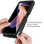 Custodia per telefono PC trasparente antiurto in tinta unita con cielo stellato, For T-Moblie Revvl 6 5G, For Xiaomi Redmi Note 11 Pro+ 5G Global, For Xiaomi Redmi 10C, For Xiaomi Poco X4 Pro 5G