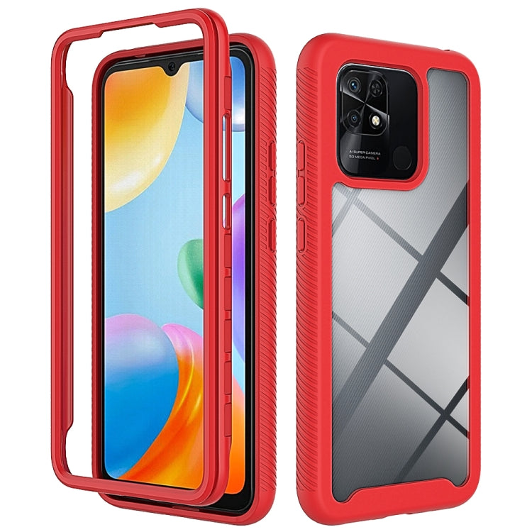 Custodia per telefono PC trasparente antiurto in tinta unita con cielo stellato, For T-Moblie Revvl 6 5G, For Xiaomi Redmi Note 11 Pro+ 5G Global, For Xiaomi Redmi 10C, For Xiaomi Poco X4 Pro 5G