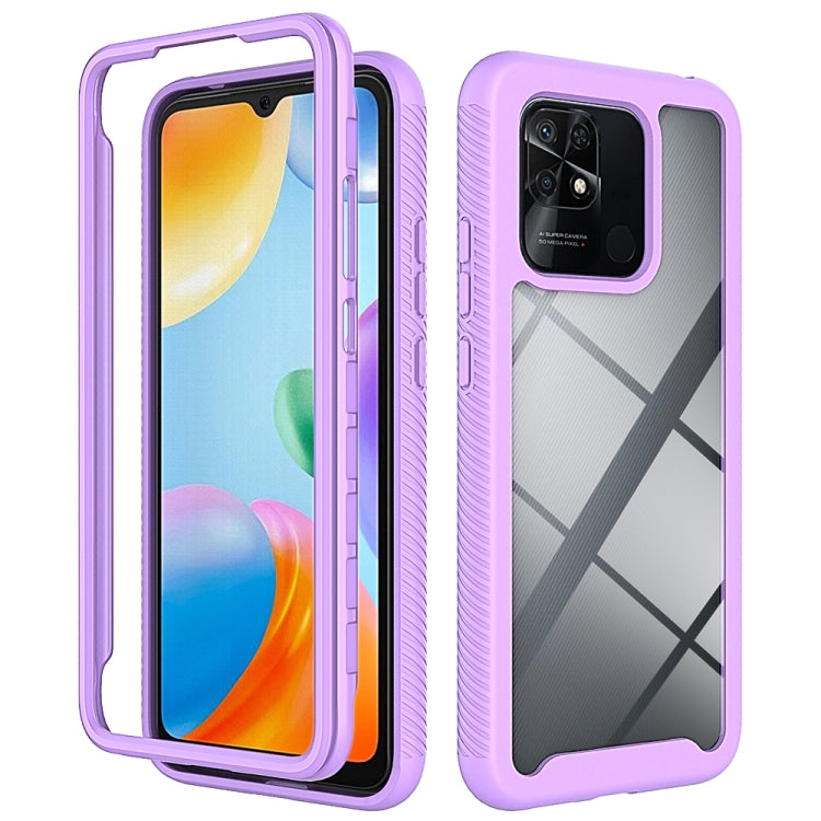 Custodia per telefono PC trasparente antiurto in tinta unita con cielo stellato, For T-Moblie Revvl 6 5G, For Xiaomi Redmi Note 11 Pro+ 5G Global, For Xiaomi Redmi 10C, For Xiaomi Poco X4 Pro 5G