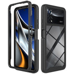Custodia per telefono PC trasparente antiurto in tinta unita con cielo stellato, For T-Moblie Revvl 6 5G, For Xiaomi Redmi Note 11 Pro+ 5G Global, For Xiaomi Redmi 10C, For Xiaomi Poco X4 Pro 5G