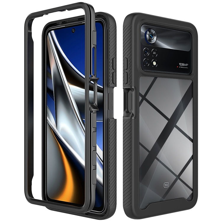 Custodia per telefono PC trasparente antiurto in tinta unita con cielo stellato, For T-Moblie Revvl 6 5G, For Xiaomi Redmi Note 11 Pro+ 5G Global, For Xiaomi Redmi 10C, For Xiaomi Poco X4 Pro 5G