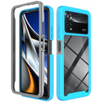 Custodia per telefono PC trasparente antiurto in tinta unita con cielo stellato, For T-Moblie Revvl 6 5G, For Xiaomi Redmi Note 11 Pro+ 5G Global, For Xiaomi Redmi 10C, For Xiaomi Poco X4 Pro 5G