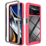 Custodia per telefono PC trasparente antiurto in tinta unita con cielo stellato, For T-Moblie Revvl 6 5G, For Xiaomi Redmi Note 11 Pro+ 5G Global, For Xiaomi Redmi 10C, For Xiaomi Poco X4 Pro 5G