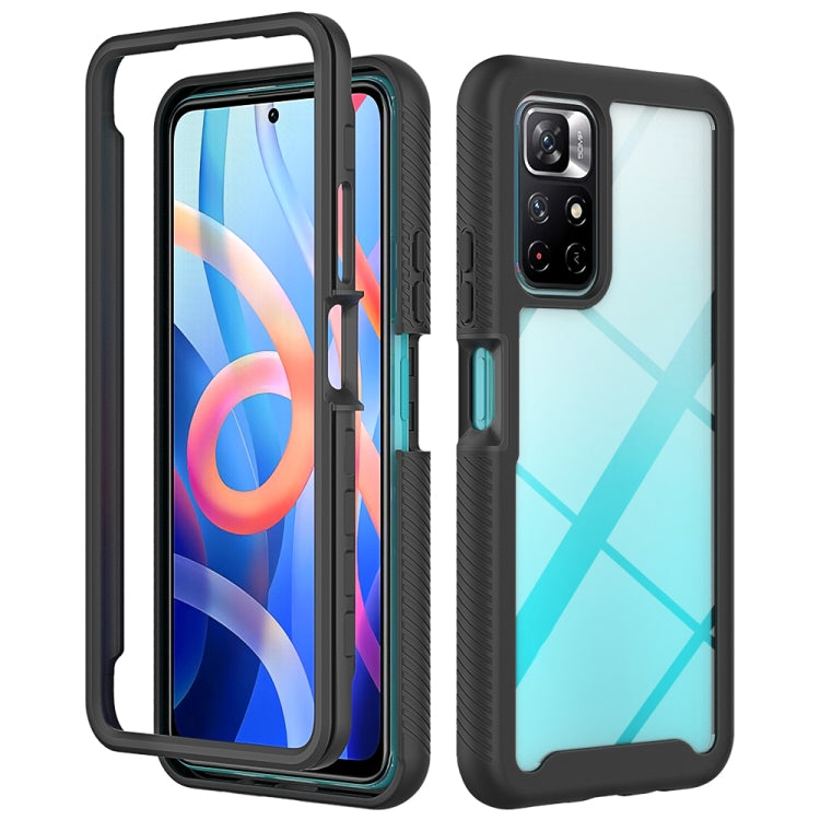 Custodia per telefono PC trasparente antiurto in tinta unita con cielo stellato, For Xiaomi Poco M4 Pro 5G / Redmi Note 11S 5G, For Huawei Nova 9 SE