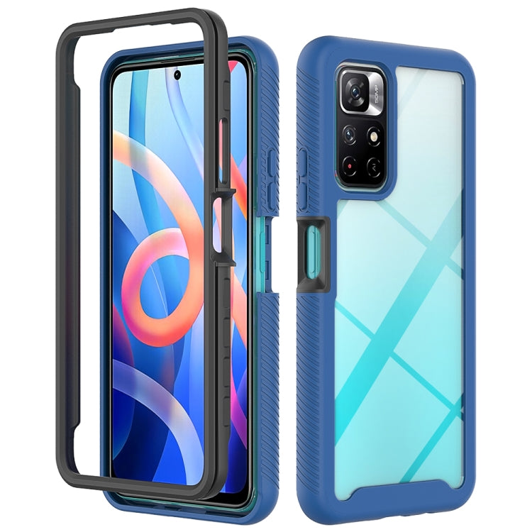 Custodia per telefono PC trasparente antiurto in tinta unita con cielo stellato, For Xiaomi Poco M4 Pro 5G / Redmi Note 11S 5G, For Huawei Nova 9 SE