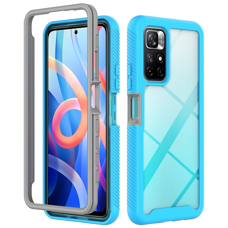 Custodia per telefono PC trasparente antiurto in tinta unita con cielo stellato, For Xiaomi Poco M4 Pro 5G / Redmi Note 11S 5G, For Huawei Nova 9 SE