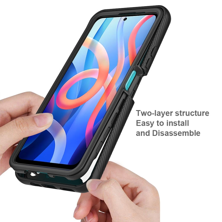 Custodia per telefono PC trasparente antiurto in tinta unita con cielo stellato, For Xiaomi Poco M4 Pro 5G / Redmi Note 11S 5G, For Huawei Nova 9 SE