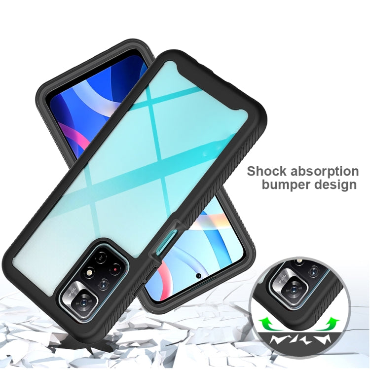Custodia per telefono PC trasparente antiurto in tinta unita con cielo stellato, For Xiaomi Poco M4 Pro 5G / Redmi Note 11S 5G, For Huawei Nova 9 SE