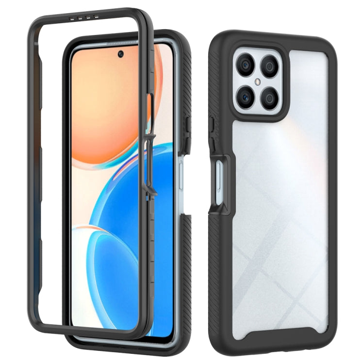 Custodia per telefono PC trasparente antiurto in tinta unita con cielo stellato, For Samsung Galaxy A04, For Honor X8 4G, For Honor X9 4G / 5G / Magic 4 Lite, For Honor X7