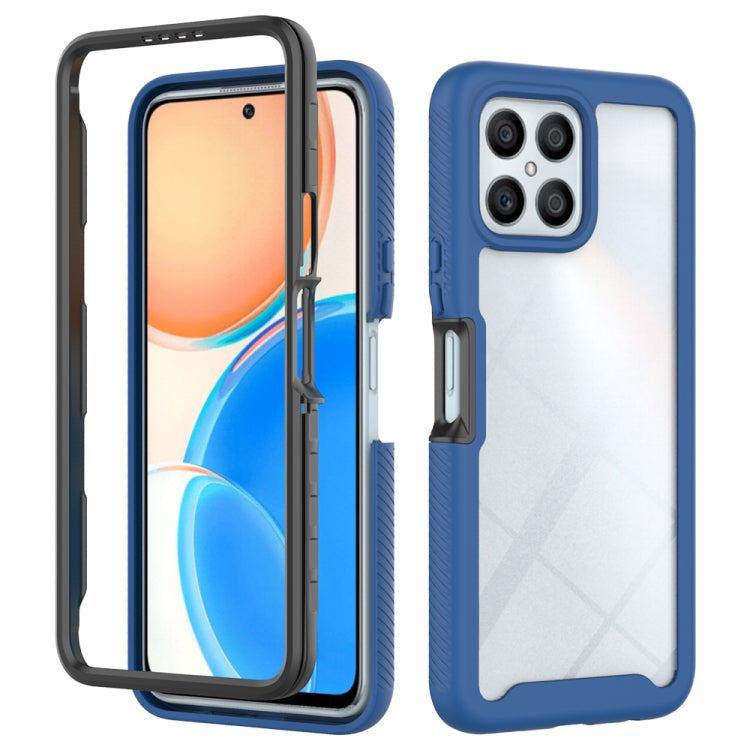 Custodia per telefono PC trasparente antiurto in tinta unita con cielo stellato, For Samsung Galaxy A04, For Honor X8 4G, For Honor X9 4G / 5G / Magic 4 Lite, For Honor X7