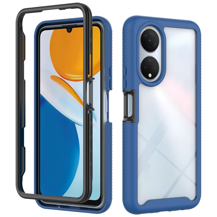 Custodia per telefono PC trasparente antiurto in tinta unita con cielo stellato, For Samsung Galaxy A04, For Honor X8 4G, For Honor X9 4G / 5G / Magic 4 Lite, For Honor X7