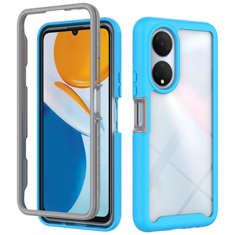 Custodia per telefono PC trasparente antiurto in tinta unita con cielo stellato, For Samsung Galaxy A04, For Honor X8 4G, For Honor X9 4G / 5G / Magic 4 Lite, For Honor X7