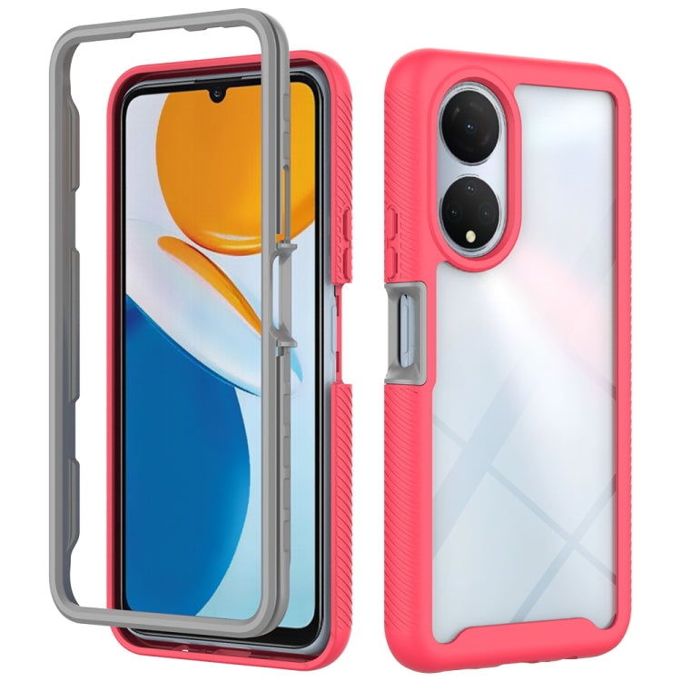 Custodia per telefono PC trasparente antiurto in tinta unita con cielo stellato, For Samsung Galaxy A04, For Honor X8 4G, For Honor X9 4G / 5G / Magic 4 Lite, For Honor X7