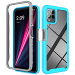 Custodia per telefono PC trasparente antiurto in tinta unita con cielo stellato, For Huawei Y9S, For OnePlus 10T, For OnePlus Nord N20 5G, For T-Moblie Revvl 6 Pro 5G