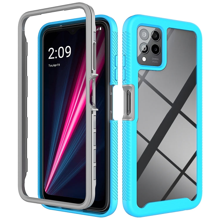 Custodia per telefono PC trasparente antiurto in tinta unita con cielo stellato, For Huawei Y9S, For OnePlus 10T, For OnePlus Nord N20 5G, For T-Moblie Revvl 6 Pro 5G