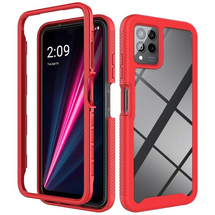 Custodia per telefono PC trasparente antiurto in tinta unita con cielo stellato, For Huawei Y9S, For OnePlus 10T, For OnePlus Nord N20 5G, For T-Moblie Revvl 6 Pro 5G