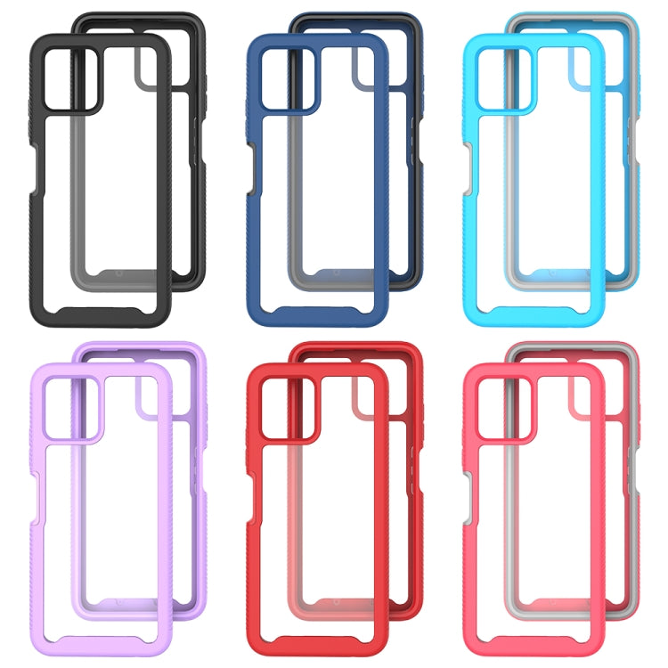 Custodia per telefono PC trasparente antiurto in tinta unita con cielo stellato, For T-Moblie Revvl 6 5G, For Xiaomi Redmi Note 11 Pro+ 5G Global, For Xiaomi Redmi 10C, For Xiaomi Poco X4 Pro 5G