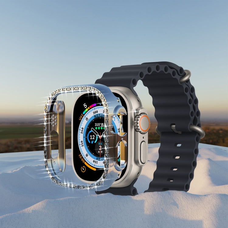 Cassa dell'orologio per PC Diamond Hollow, For Apple Watch Ultra 3 / 2 / 1 49mm