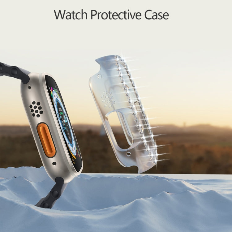 Cassa dell'orologio per PC Diamond Hollow, For Apple Watch Ultra 3 / 2 / 1 49mm