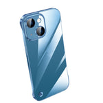 Custodia per telefono PC trasparente senza cornice galvanica, For iPhone 14, For iPhone 14 Plus, For iPhone 14 Pro